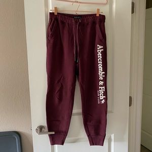A&F Logo Soft AF Fleece Joggers